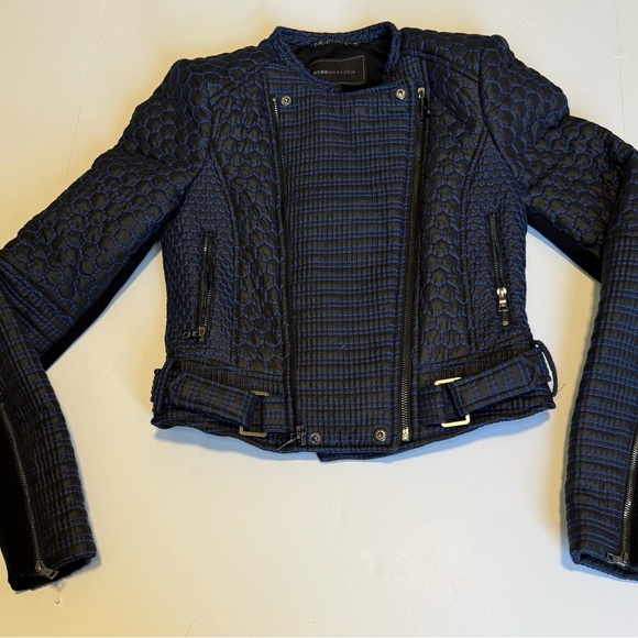 Bcbgmaxazria Runway Pilar Long sleeve Quilted zip up Jacket woman’s XXS - Picture 15 of 16